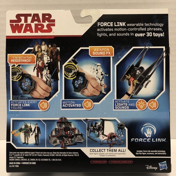 Star Wars Force Link Starter Set Wrist Band The Last Jedi with Kylo Ren Figure - Picture 3 of 4